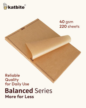Katbite Balanced non-stick parchment paper ideal for cookies and roasting