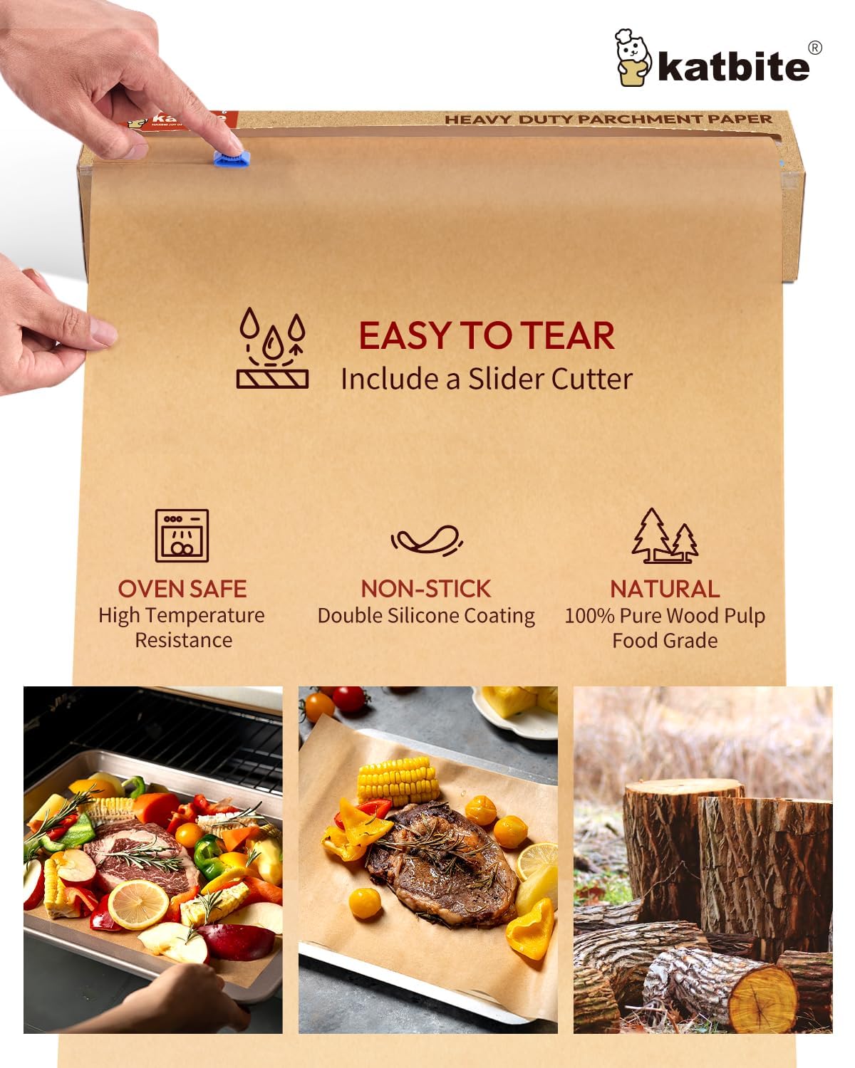 Katbite parchment paper enhances bread and pastry baking with easy handling