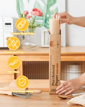 Katbite heavy-duty parchment 12x16 demonstrating durability for roasting and baking