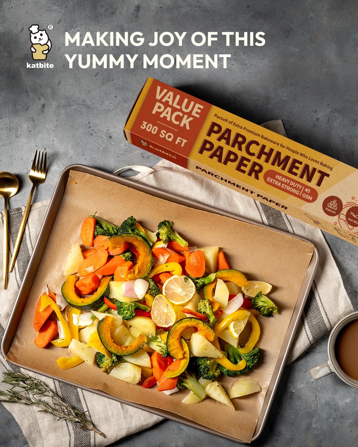 Katbite eco-friendly, Kosher and FSC-certified parchment for responsible sourcing