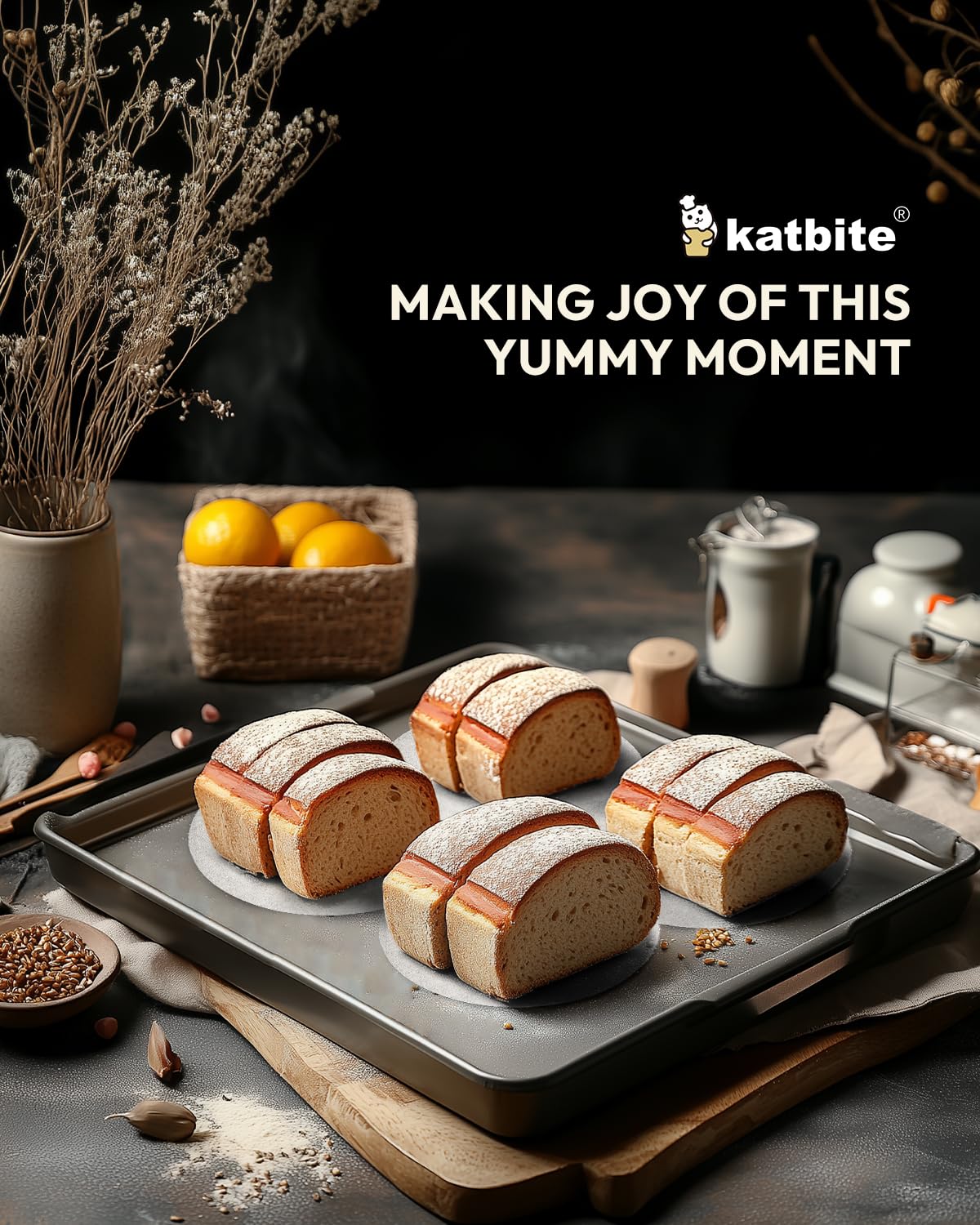 Katbite parchment rounds suit baking, freezing, air fryer tasks.