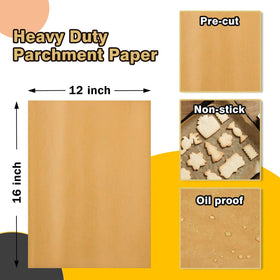 Katbite non-stick parchment 12x16 showing smooth surface for easy release