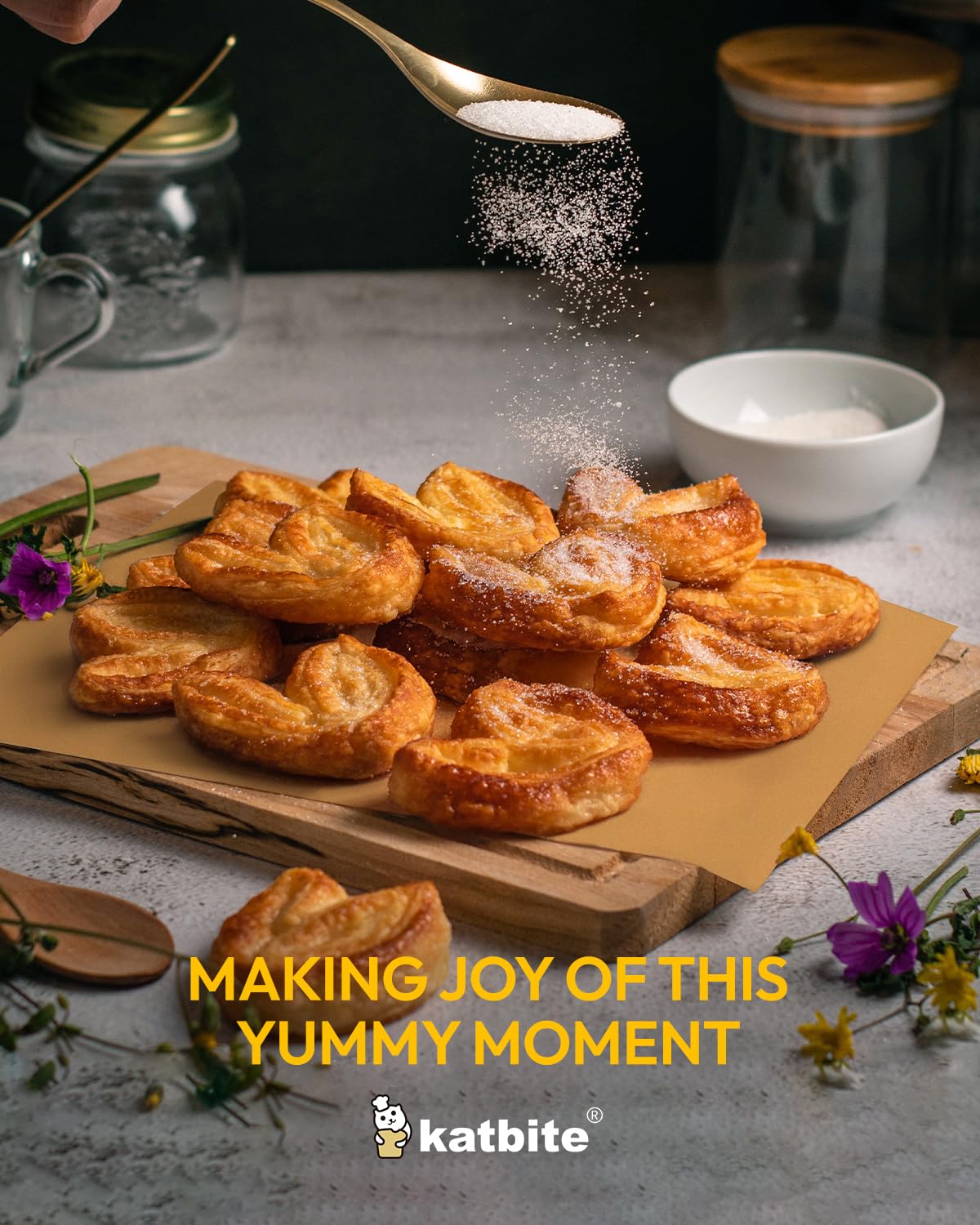 Katbite non-stick parchment for easy cleanup