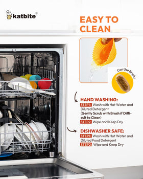 Non-stick design simplifies release and reduces mess after baking