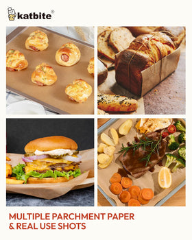Katbite sheets withstand -68°F to 450°F for versatile kitchen use.