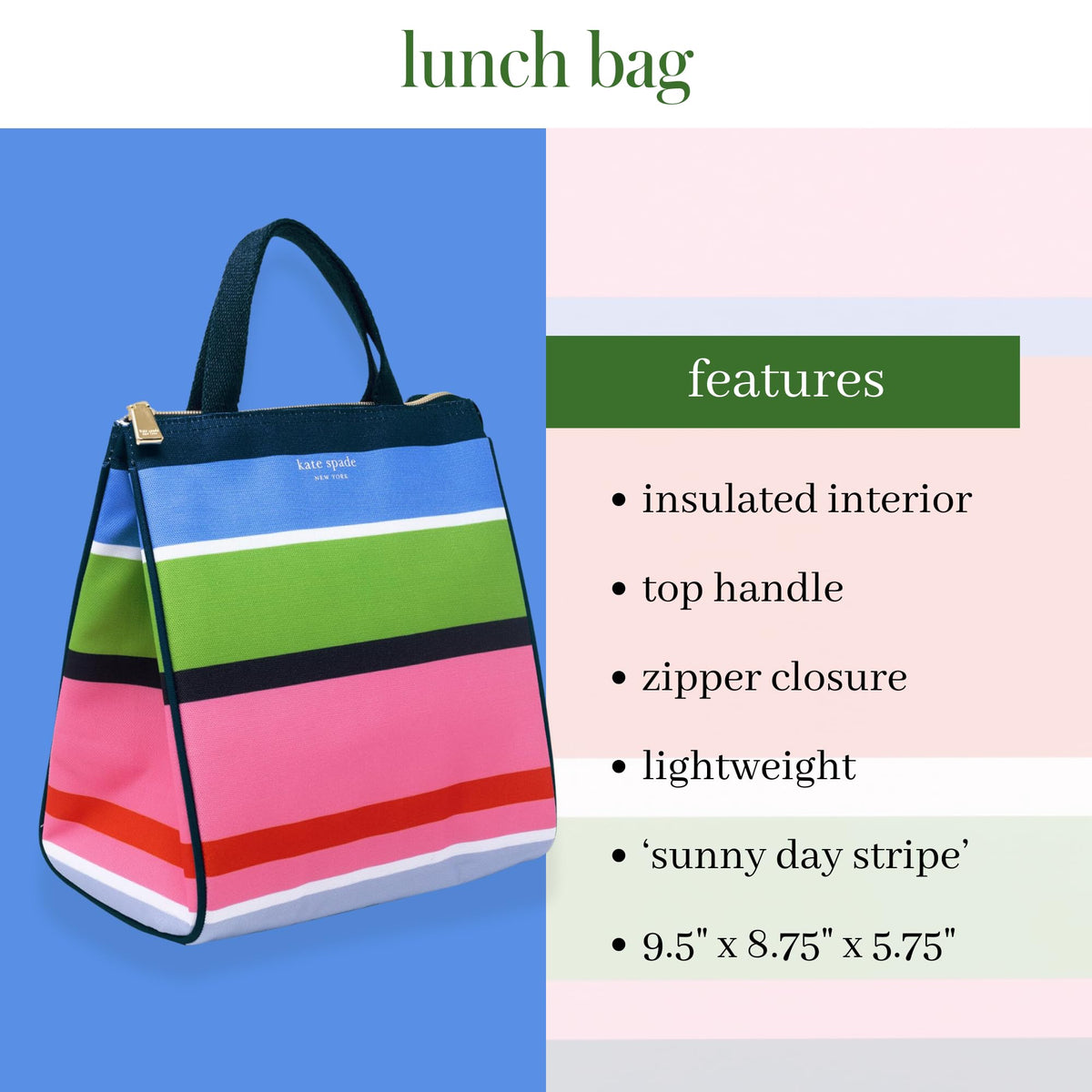 kate spade new york easy-to-use handles simplify everyday carrying