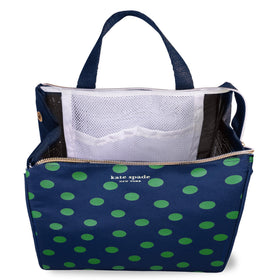 kate spade new york flat base keeps contents upright and minimizes spills