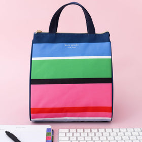 kate spade new york flat base helps keep the bag upright on countertops