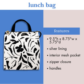 kate spade new york insulated interior lining preserves freshness for meals and drinks