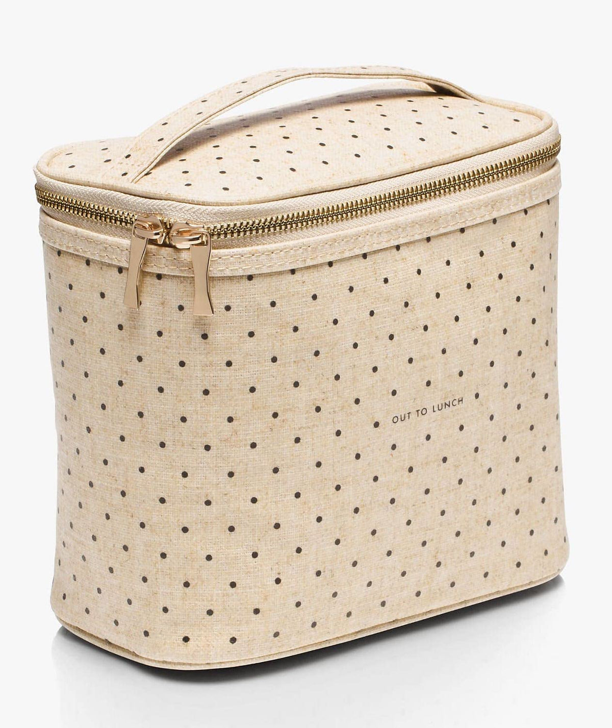 kate spade new york insulated lunch tote deco dots fits small containers and drinks