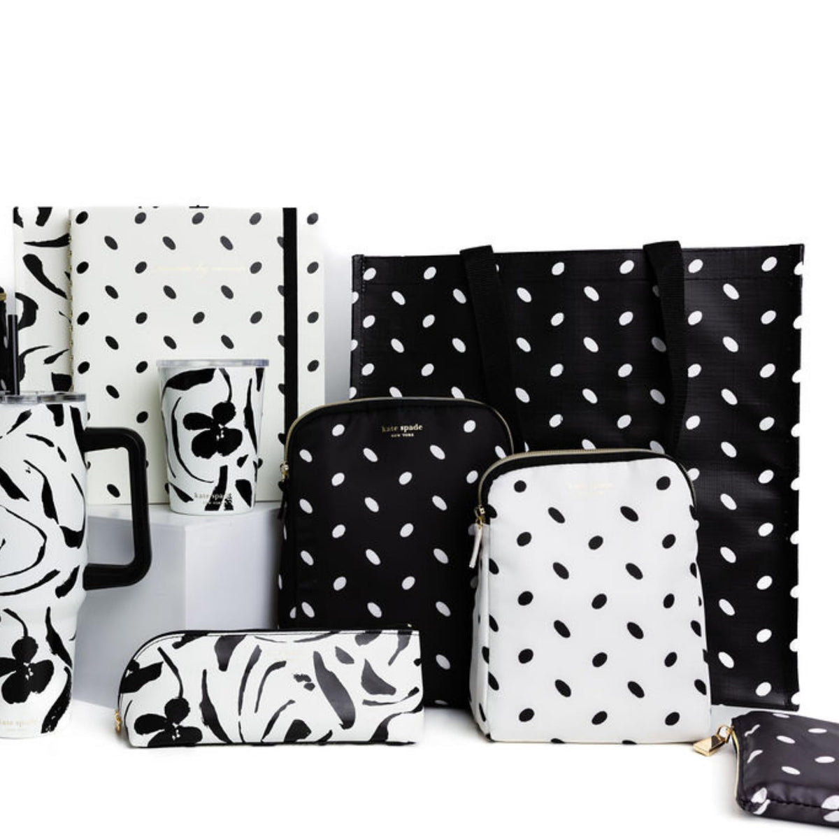 kate spade new york almond dot bag keeps snacks fresh for travel