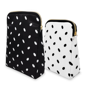 kate spade new york insulated snack bag keeper almond dot two-size set for versatile packing