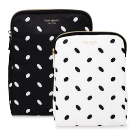 kate spade new york insulated snack bag keeper almond dot with zipper keeps lunches fresh on the go