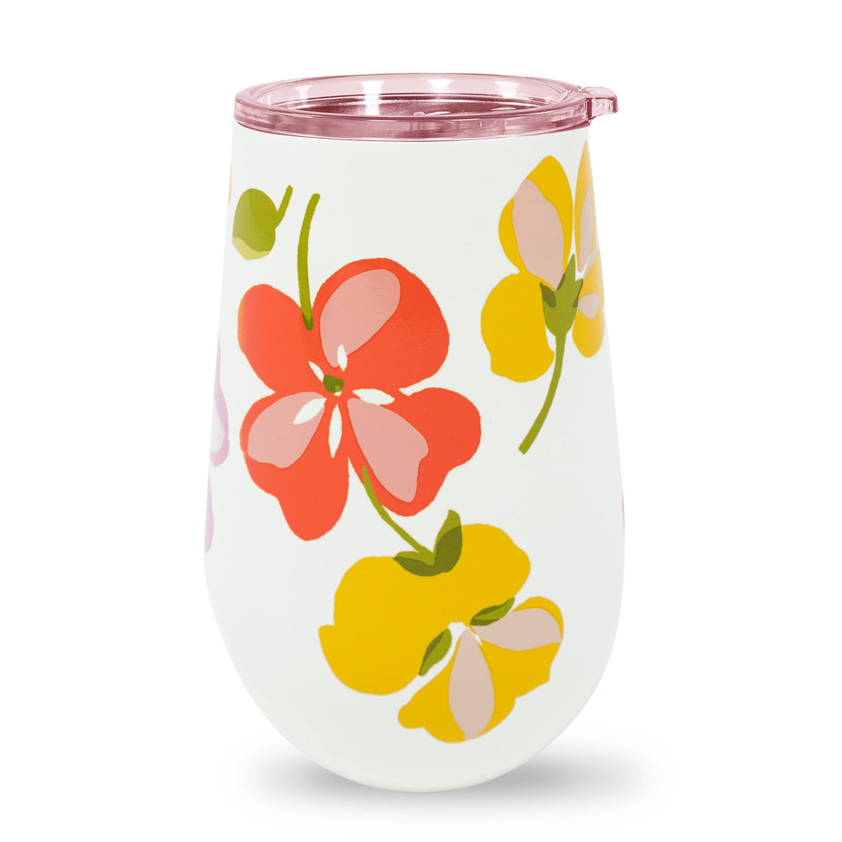 kate spade new york insulated stainless steel tumbler with secure lid for travel