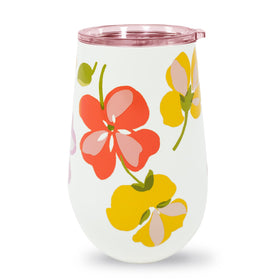kate spade new york insulated stainless steel tumbler with secure lid for travel