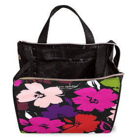 kate spade new york lunch tote zip closure detail, secure and travel-ready