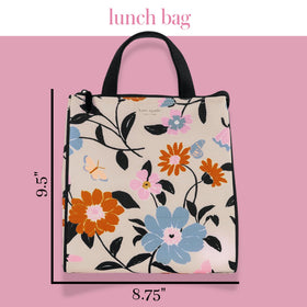 insulated interior keeps beverages cold on the go, perfect for commutes with snacks