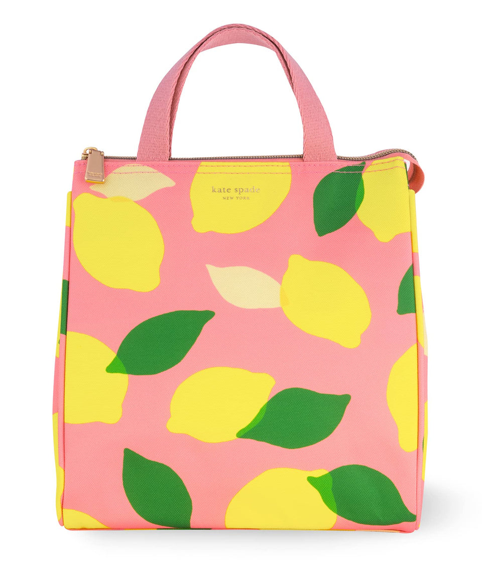 kate spade new york portable soft cooler lunch bag with insulated interior ideal for keeping meals fresh.