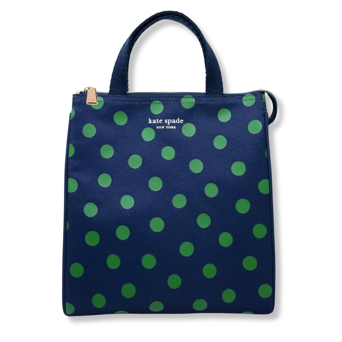 kate spade new york portable soft cooler with secure zip closure for meals on the go