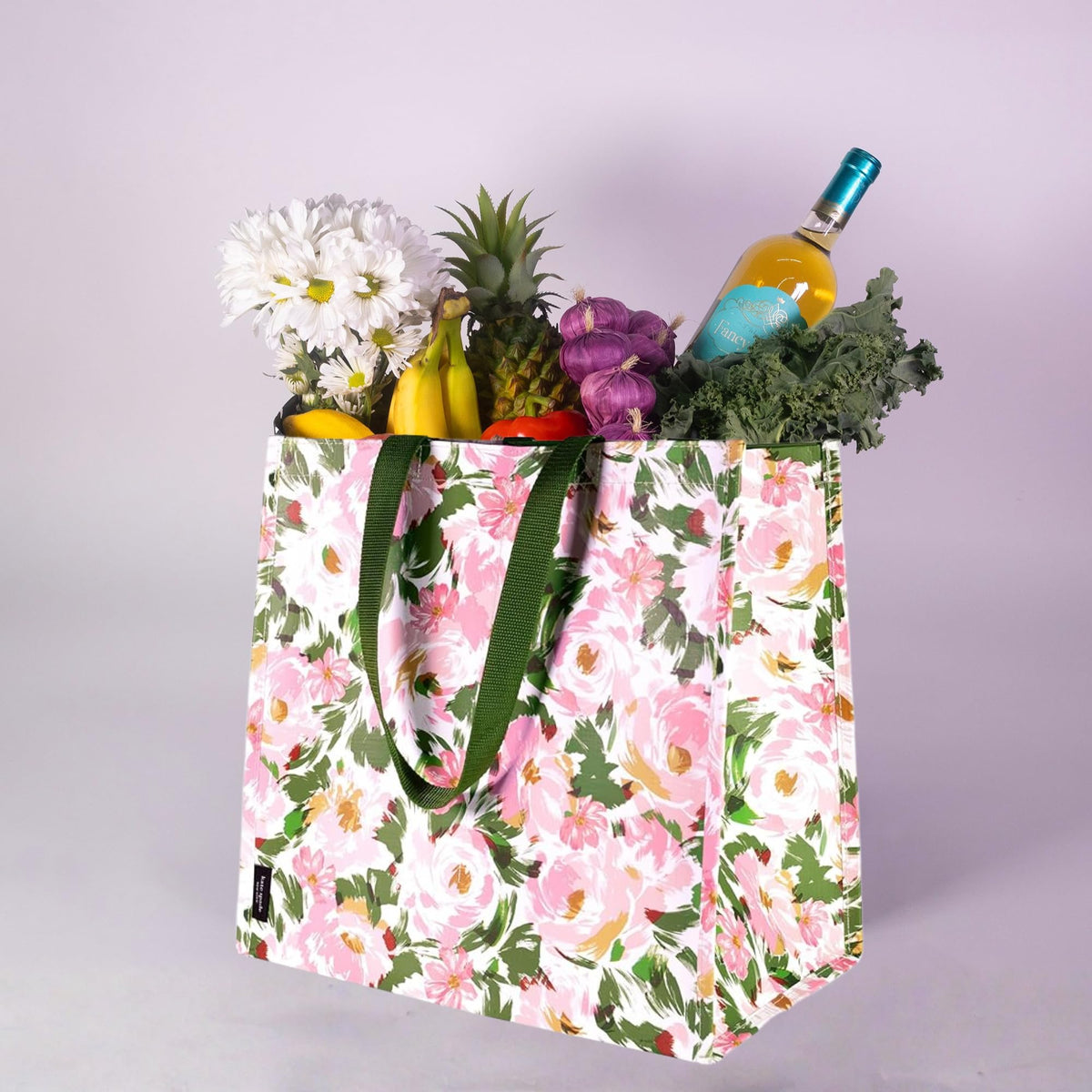 kate spade new york Hidden Garden print adds chic shopping style.