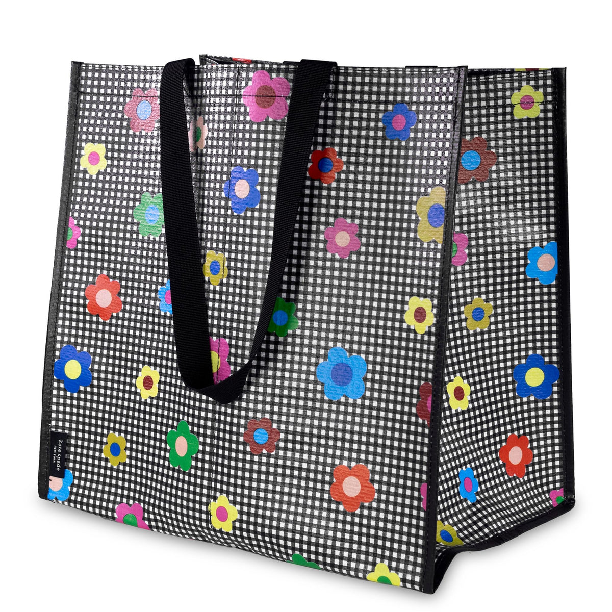 kate spade new york tote features long shoulder straps for easy over-the-shoulder carrying.