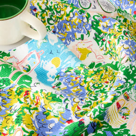 Kate Spade New York Spring Garden dual-purpose towels for lint-free dish drying