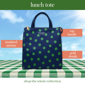 kate spade new york thermal tote with insulated interior maintains temperature