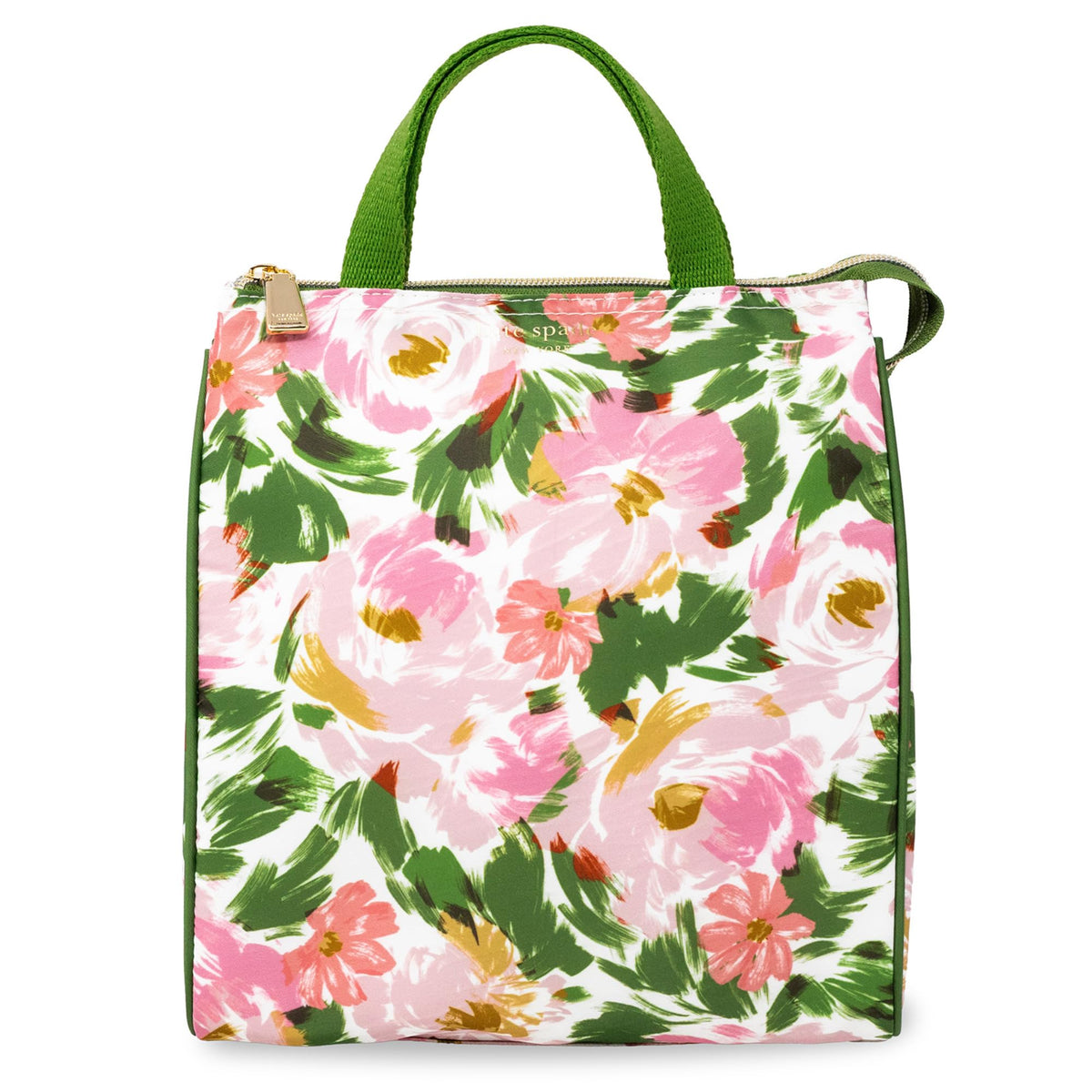 kate spade new york portable soft cooler with closed zipper keeps snacks secure during commutes