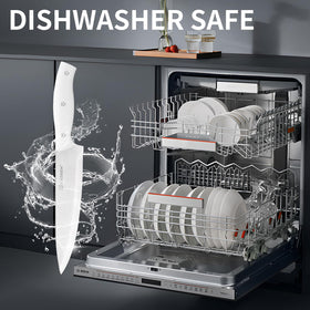 KATISUN gift-ready white knife set in stylish packaging