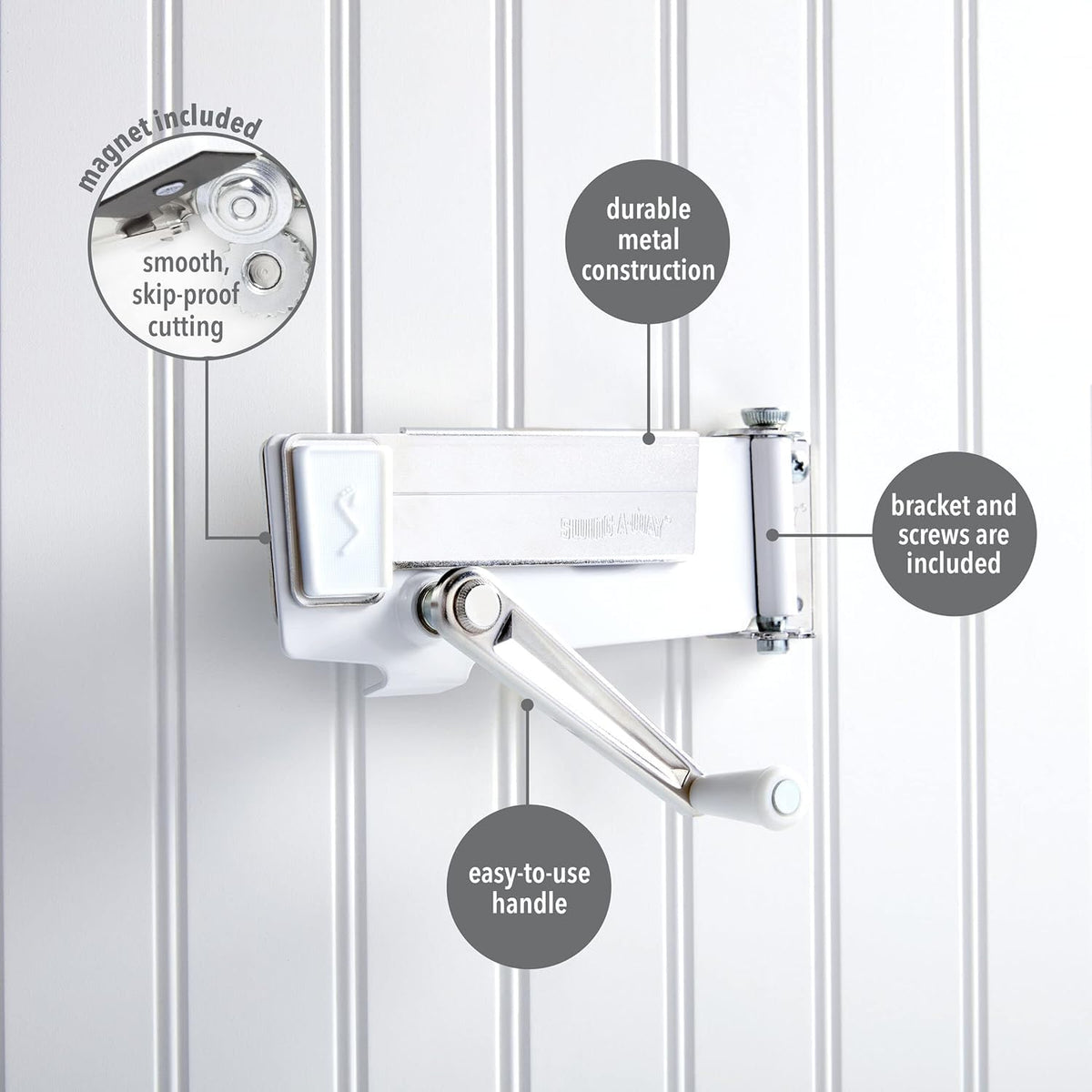 Katouigb Swing-A-Way high-carbon gear wheel enables smooth cutting.