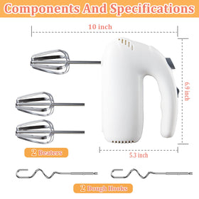 Katroiy ergonomic grip reduces fatigue during long mixing tasks.