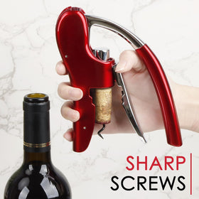 Kaycrown simple push-and-lift motion makes uncorking easy.