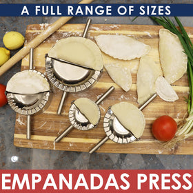 KAYCROWN empanada press M 4-inch for quick homemade ravioli.
