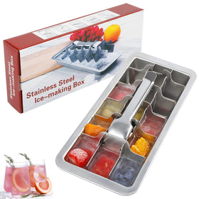 KAYCROWN 18-slot ice tray with lever for easy release and clean cubes