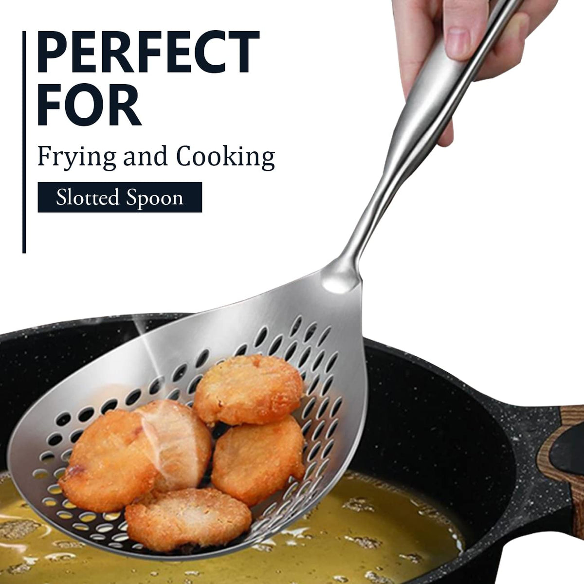 KAYCROWN versatile kitchen tool for frying, boiling, and draining