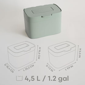 Kazai Elin inner bucket removable for easy scrap transfer and cleaning.