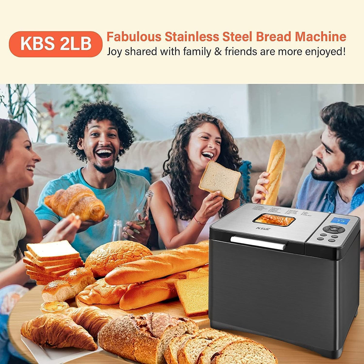 KBS compact unit emphasizes 2 lb capacity in a stainless steel body.