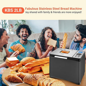 KBS compact unit emphasizes 2 lb capacity in a stainless steel body.