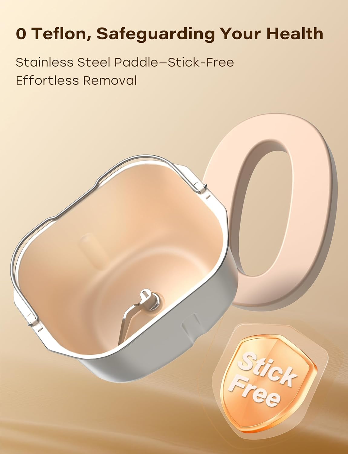 KBS bread maker 360-degree hot air circulation for even browning