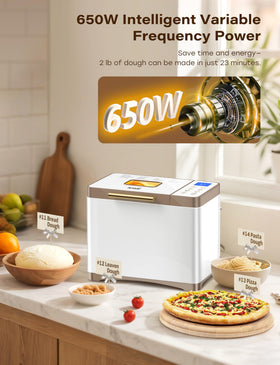 KBS bread maker 650W motor with precise temperature control for consistent rise