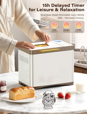 KBS bread maker 60-minute keep-warm to enjoy warm bread