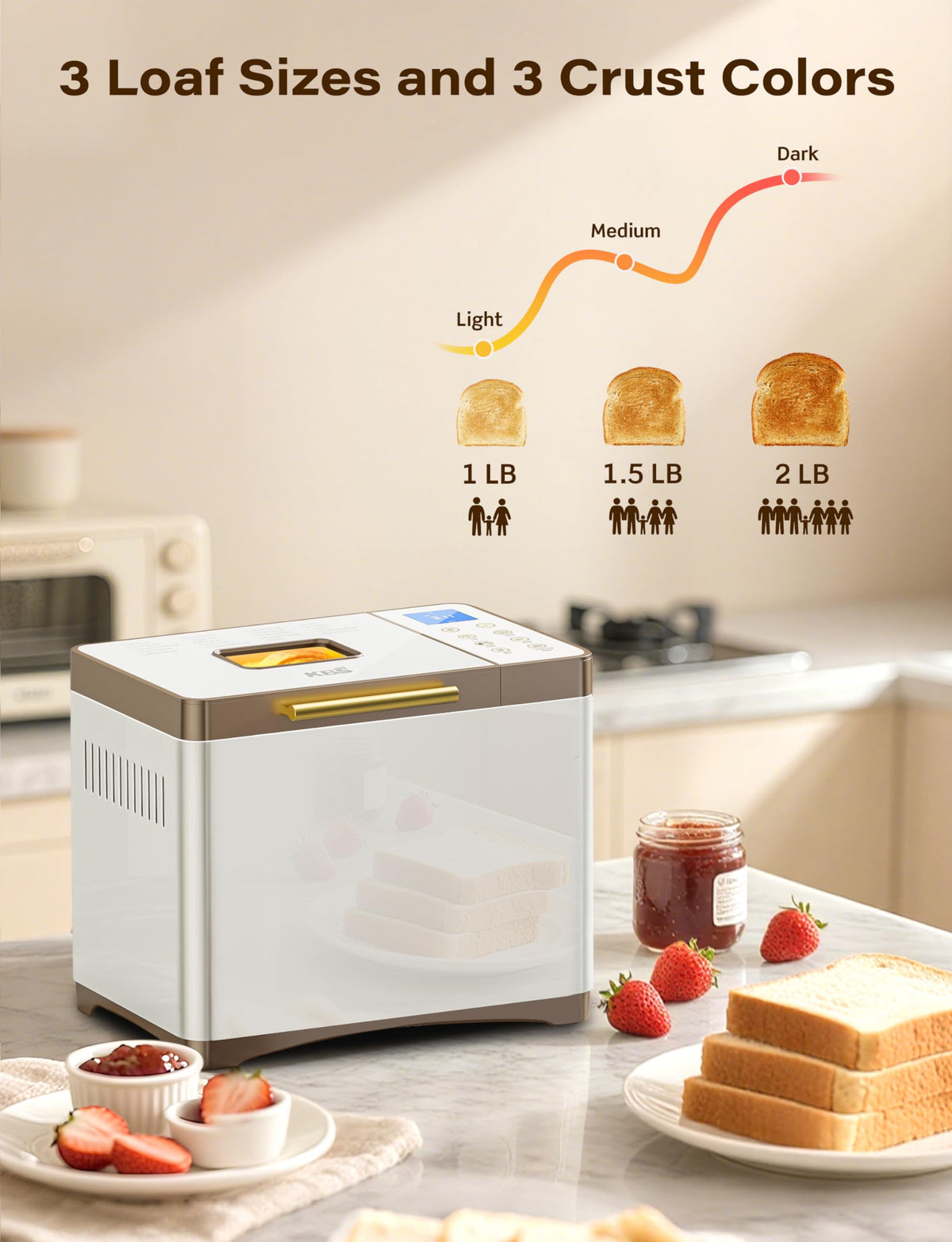 KBS bread maker stainless steel paddle for mess-free removal
