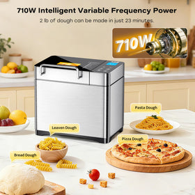 KBS Pro 15-hour timer display enabling delayed baking for fresh bread mornings.