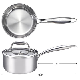 KC-Emier saucepan with stay-cool handle for safe, comfortable use