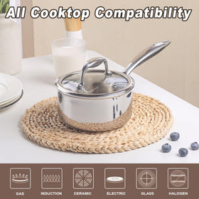 KC-Emier tri-ply construction highlights durability and even heating