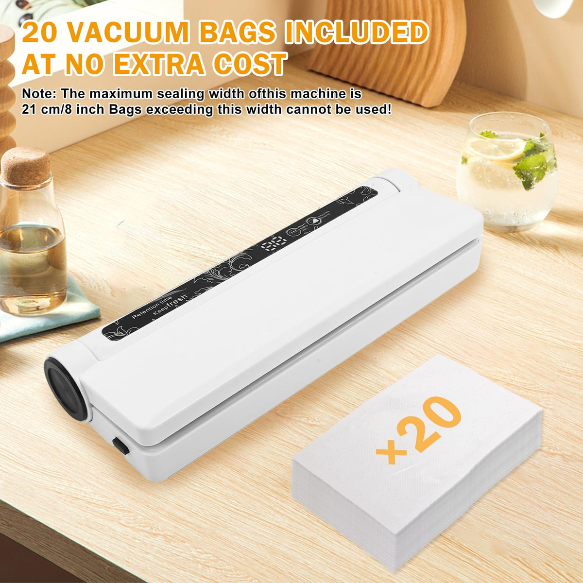 Air-tight seal from Ke Moxiey helps preserve flavor and reduce odors