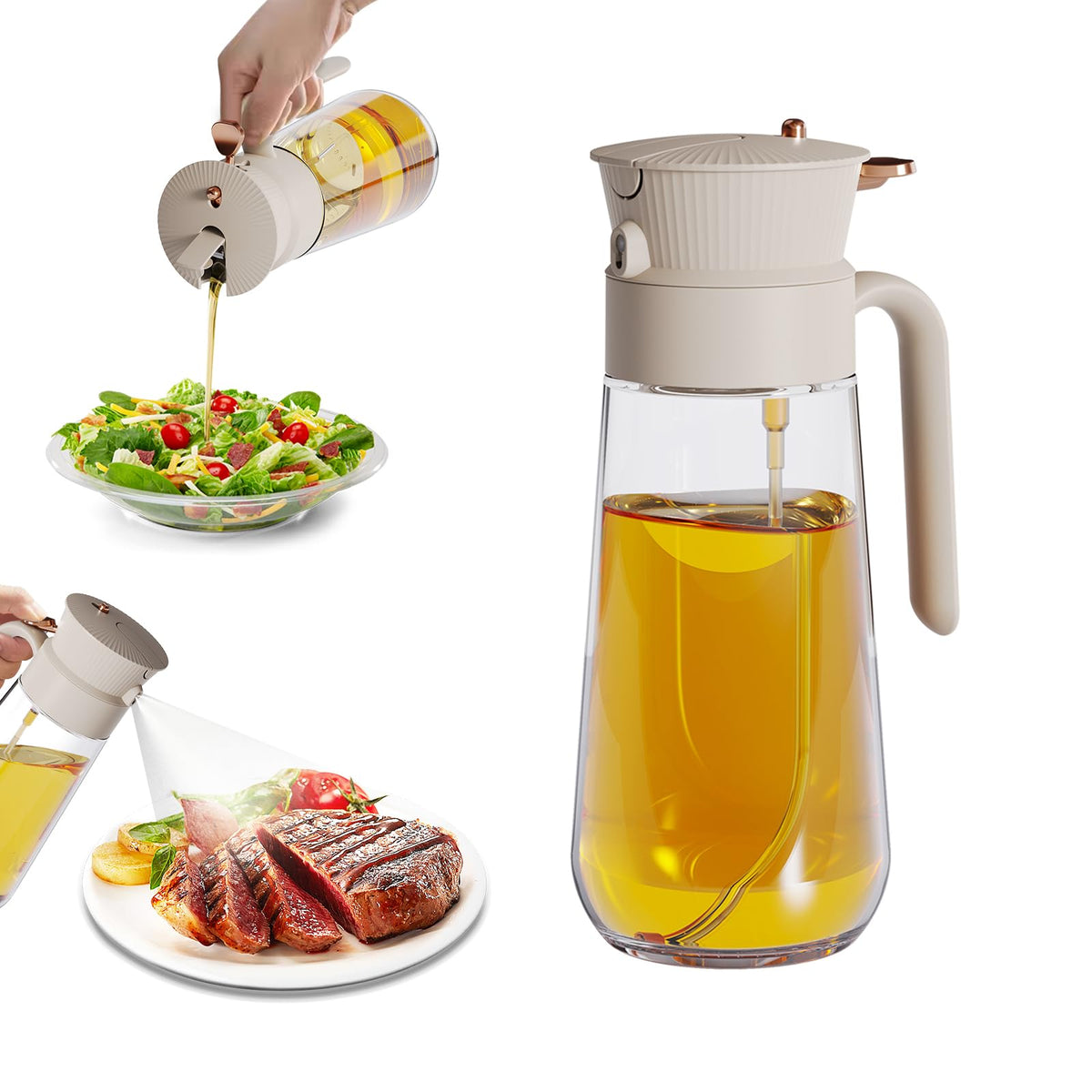 Keaixinyu olive oil sprayer bottle for even coating in cooking