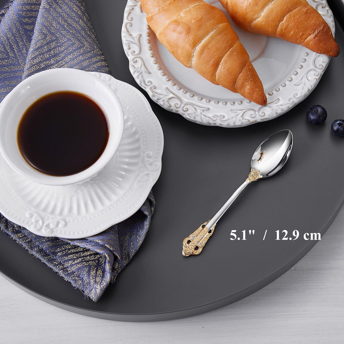 KEAWELL 18/10 stainless steel spoons offer durable, rust-resistant performance.