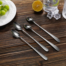 KEAWELL spoon with bright mirror-polish finish highlighting elegant kitchen aesthetic.