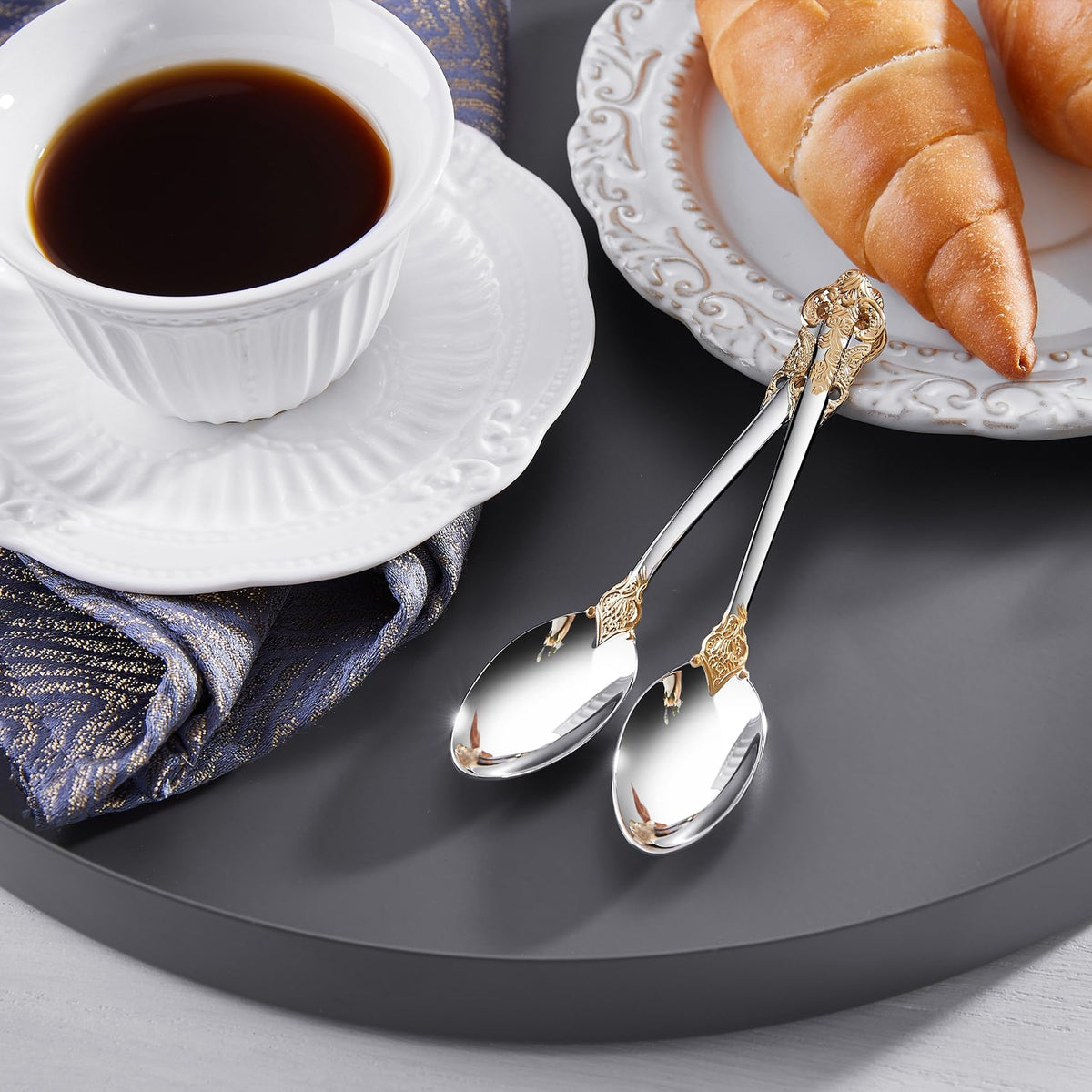 KEAWELL coffee spoons set ideal for stirring espresso and cappuccino.
